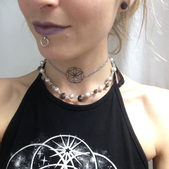 Seed of Life Custom Choker or Bracelet - Picture 3 of 6